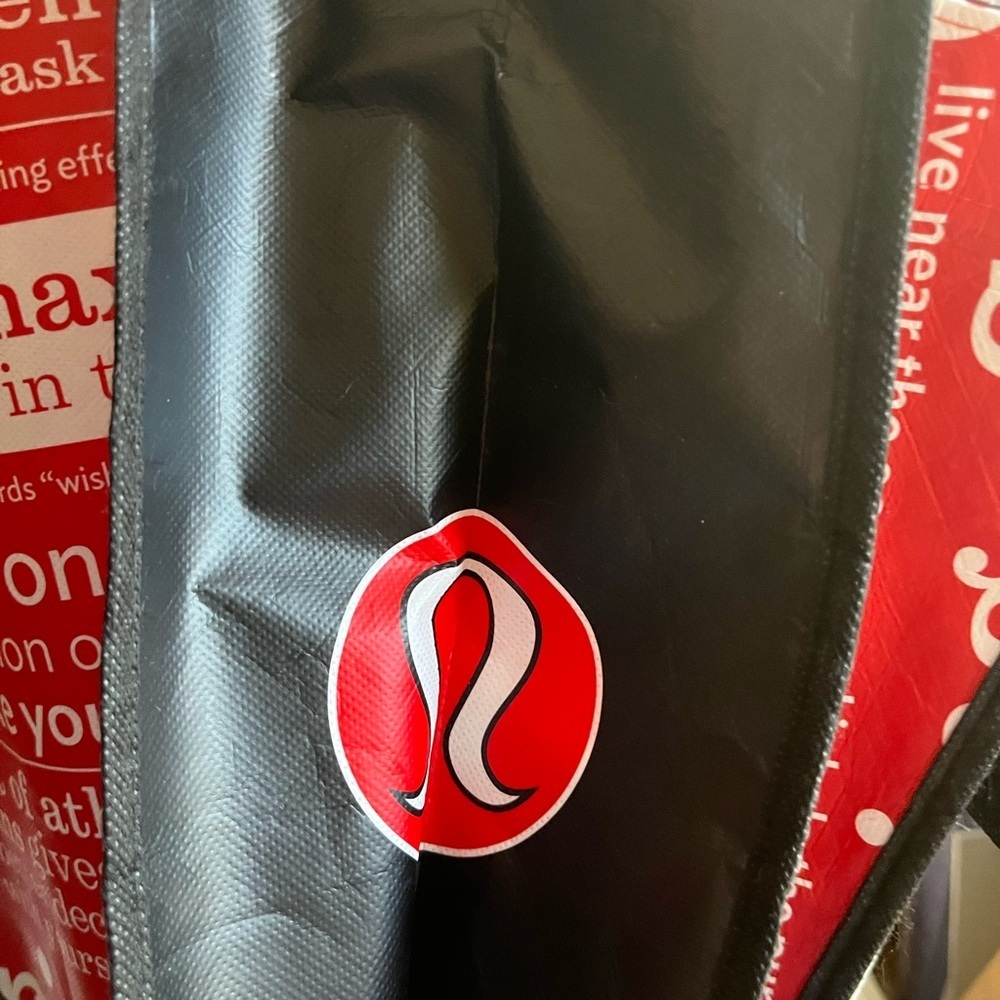 Lot of 4 Lululemon Reusable Tote bags Small Medium and Large various styles - Picture 6 of 6